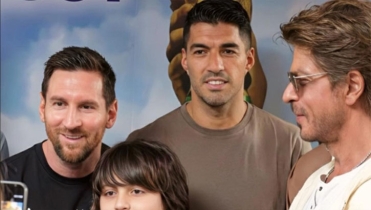 মেসির সঙ্গে দেখা করলেন বলিউড বাদশা শাহরুখ খান